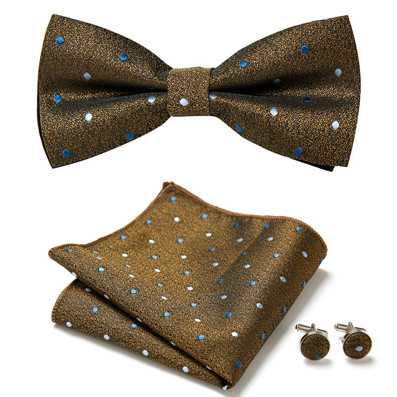 Three-Piece Set with Stylish Bow Ties