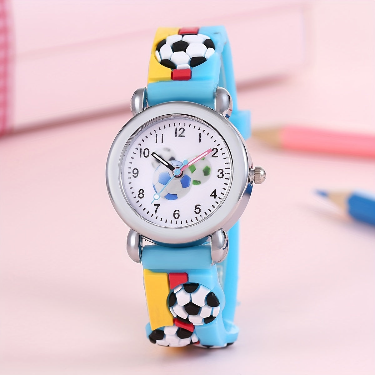 Football Cartoon Watch for Kids - Learn the Time with Fun