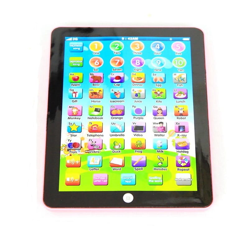 Interactive Learning Tablet for Toddlers with Sound, Colours & Quiz Function – 7.5 Inches