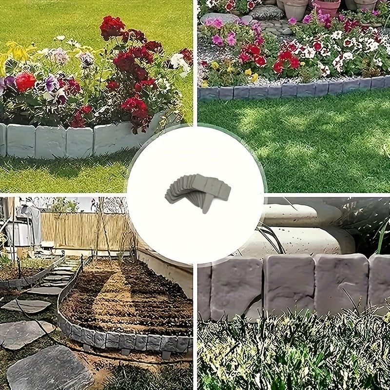 Stone-Look Garden Edge Set – Practical and Decorative