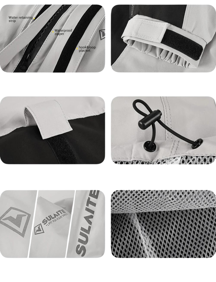 Waterproof Unisex Rain Jacket – Stormex