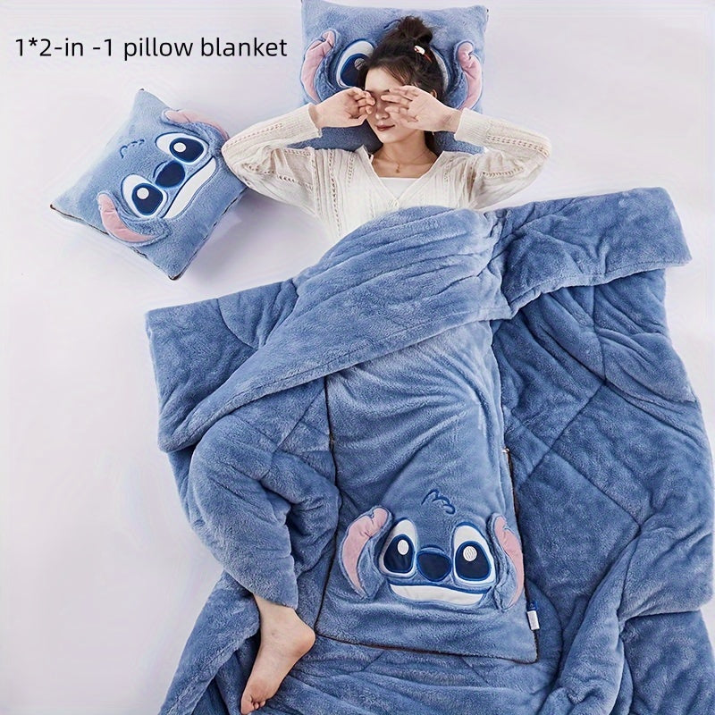 Stitch Cushion-Blanket in One - For Comfort and Coziness in One