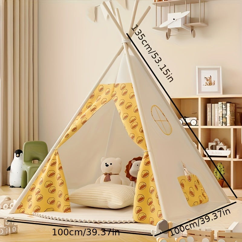 KiddieTipi Multifunctional Tipi Tent - Soft Tents for Indoor and Outdoor Use