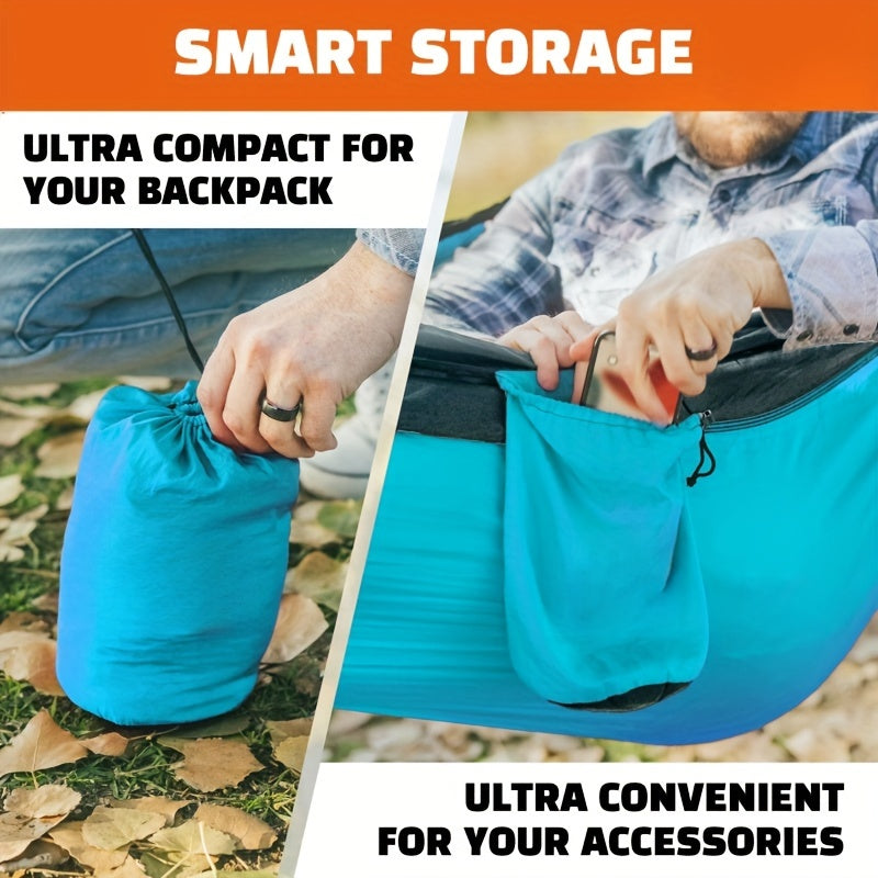 Outdoor Nylon Hammock – Flexible and Lightweight for Any Adventure