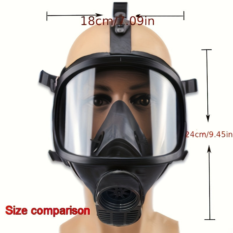 Tactical Guardian Full Face Gas Mask - Ultimate Protection Against Chemical Hazards