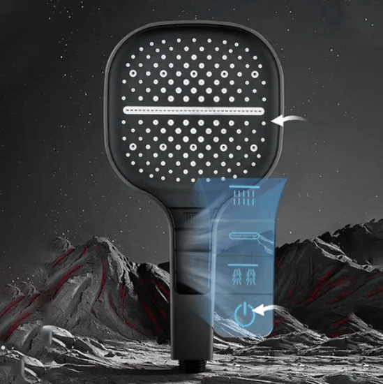 Luxurious Showerhead with 7 Settings – HydraLux