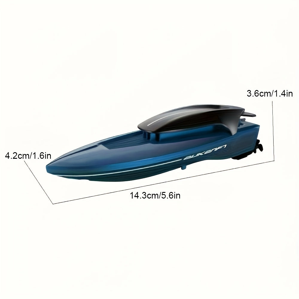 Water Mini Toy Boat – Remote Controlled with LED Lighting