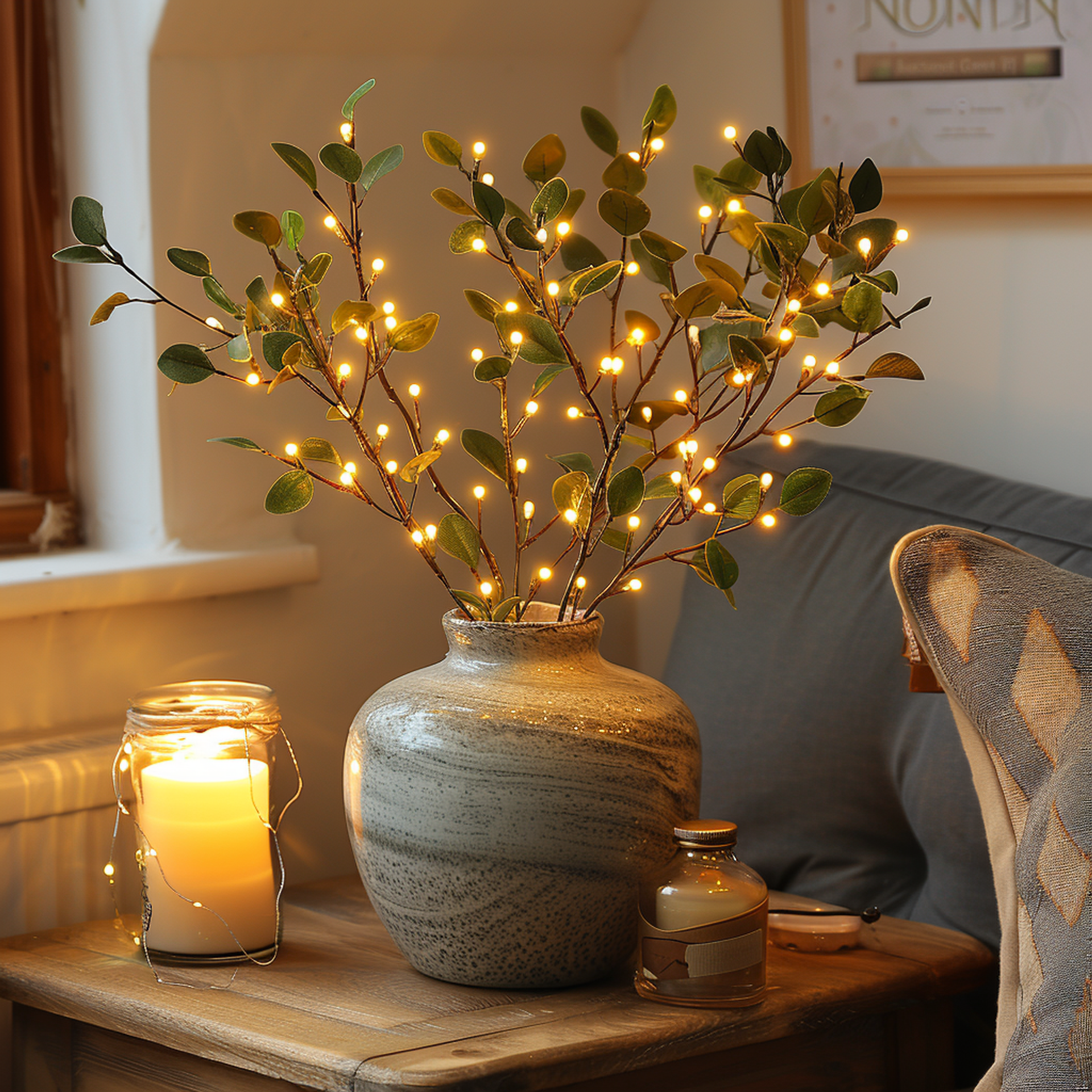 Nordic Olive Branch Lighting