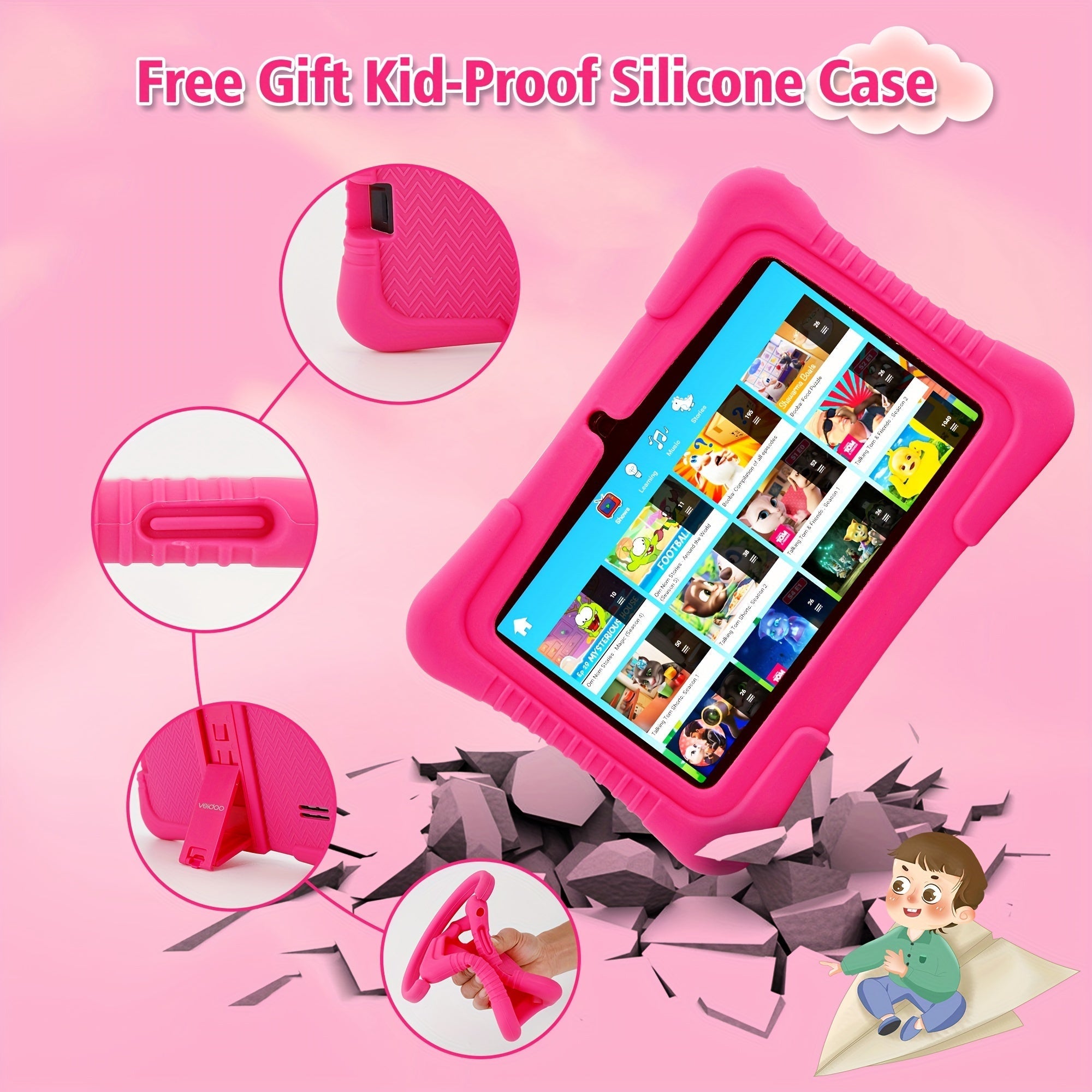 Kids' Tablet 7 Inch - Android Tablet with Eye Protection