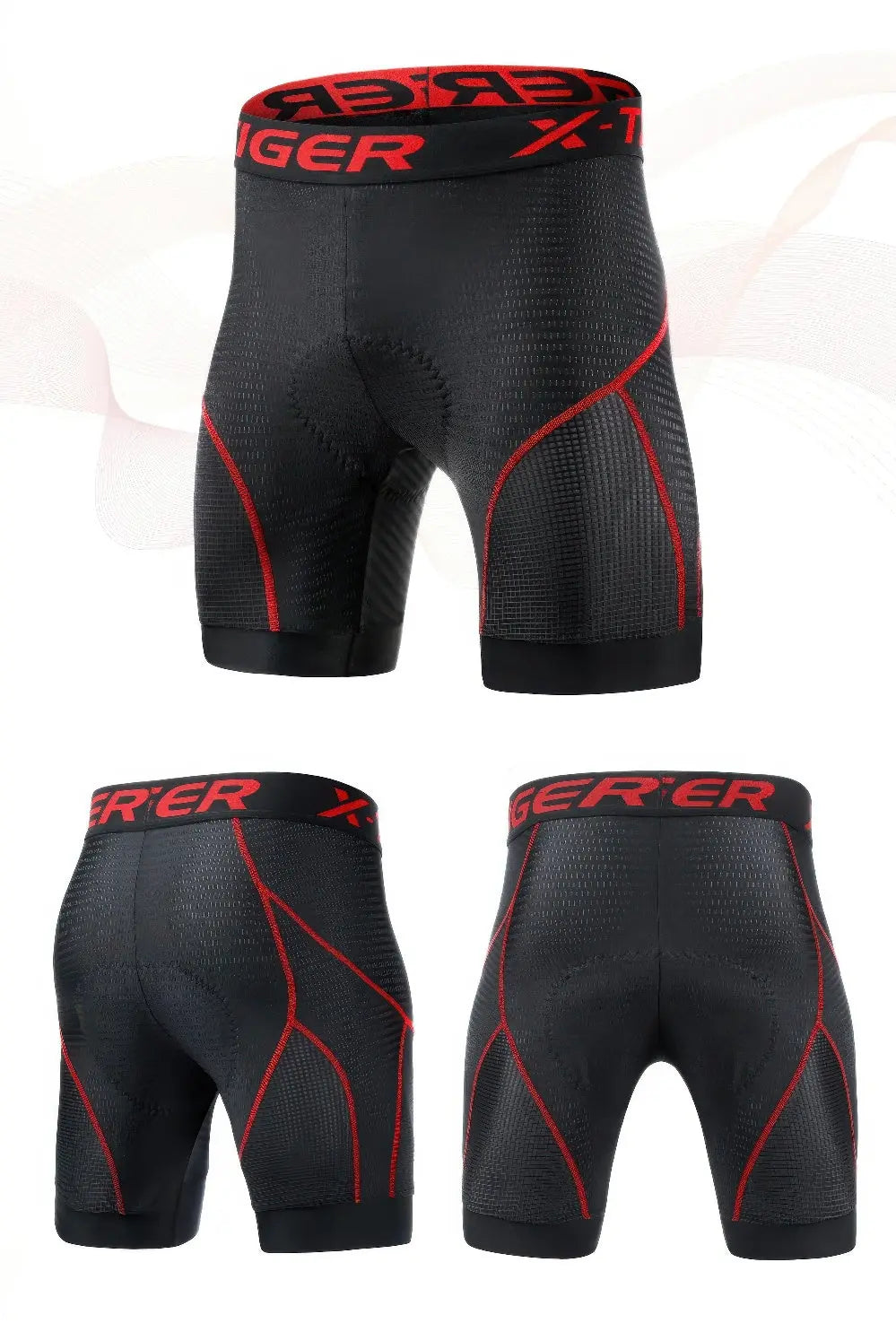 Gel Padded Cycling Shorts for Men