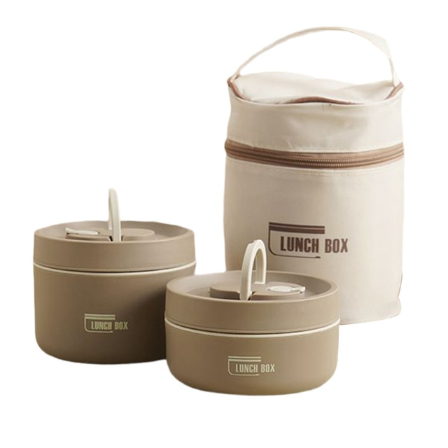 Multi-layer Insulated Lunchbox with FREE Carry Bag - ThermoBox