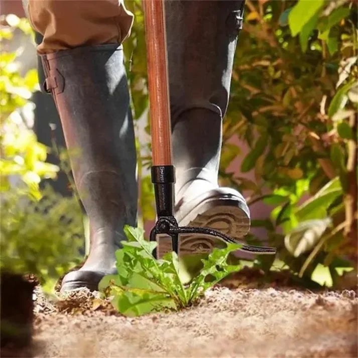 PlantPro Deep Root Shovel | Weed removal made easy with ergonomic design