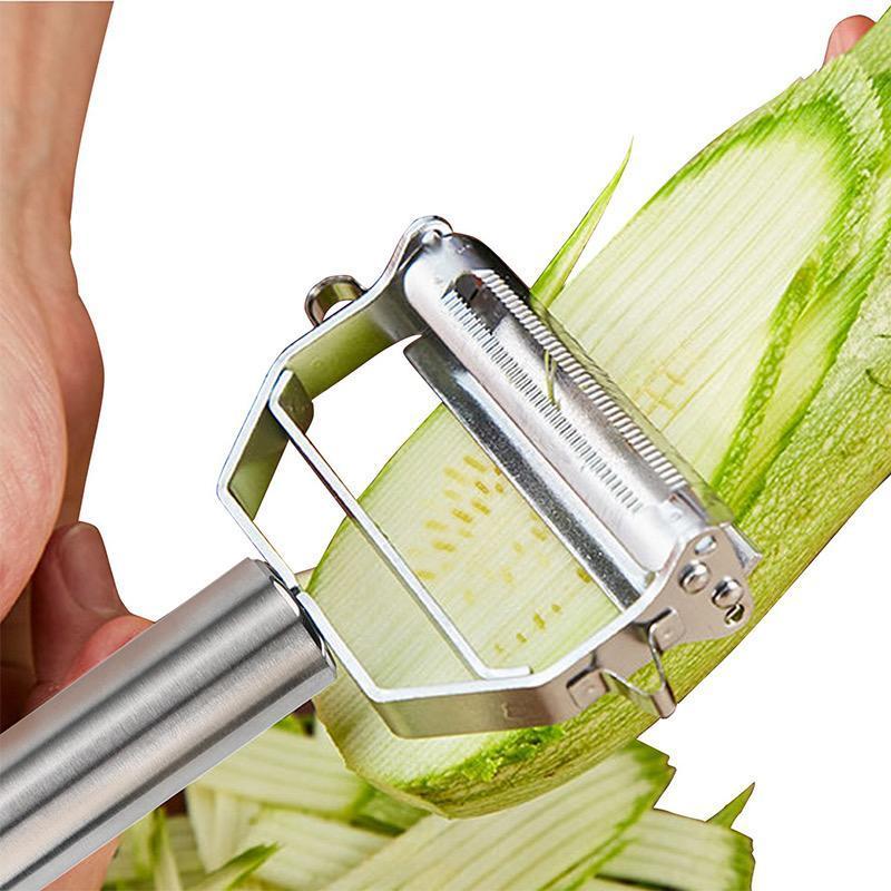 Sandsberg | Ultra-Sharp Stainless Steel Multi-Function Vegetable Peeler & Julienne Cutter