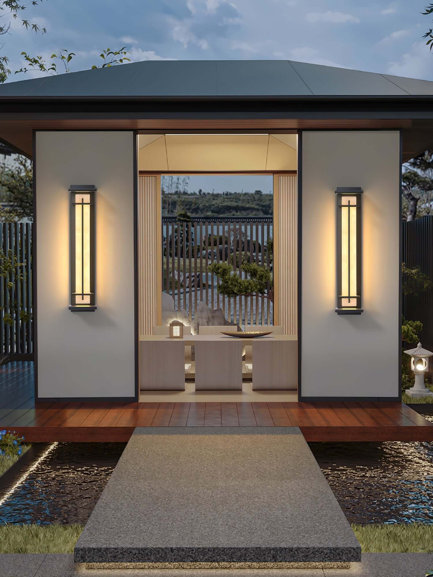 Modern Outdoor Wall Light - Waterproof & Durable