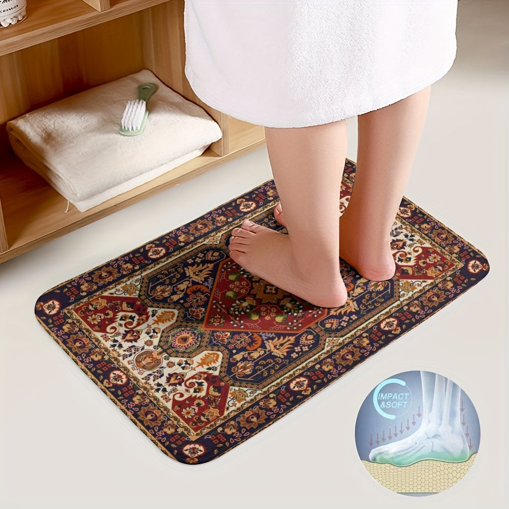 Persian-Inspired Bathroom Mat Set – Absorbent and Non-Slip