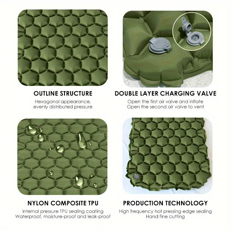 TrailComfort Inflatable Sleeping Mat - Lightweight and Compact