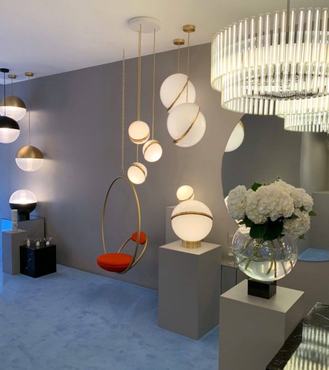 Half Moon Pendant Light - LED Pendant Light