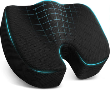Memory Foam Seat Cushion for Chair – Comfort for Car Seat and Office Chair