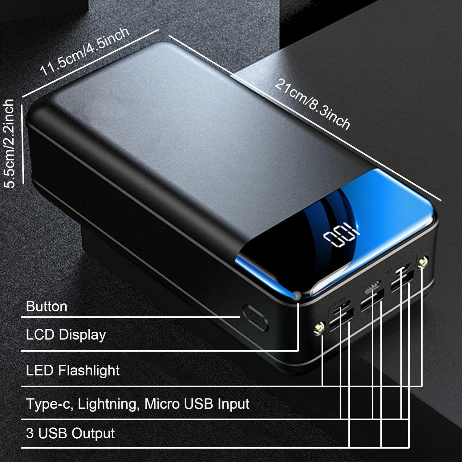 Ultimate Power Bank 50,000mAh – Fast and Versatile