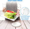 Stackable Fridge Organiser Set with 10 Containers - FridgeMaster