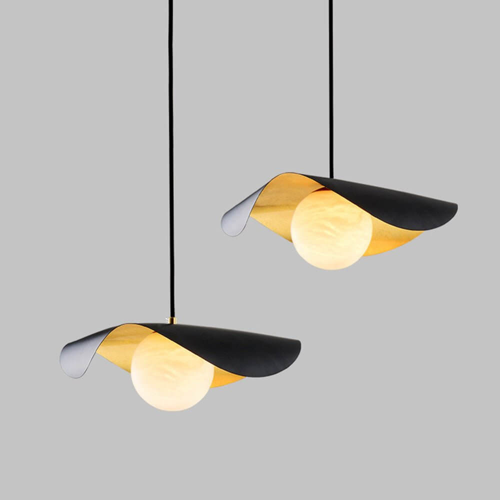 Modern Pendant Light with Marble Design