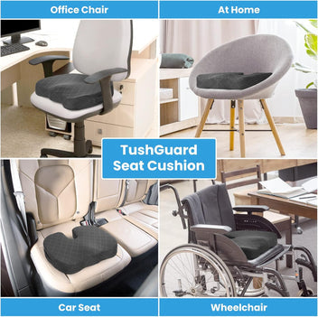 Memory Foam Seat Cushion for Chair – Comfort for Car Seat and Office Chair