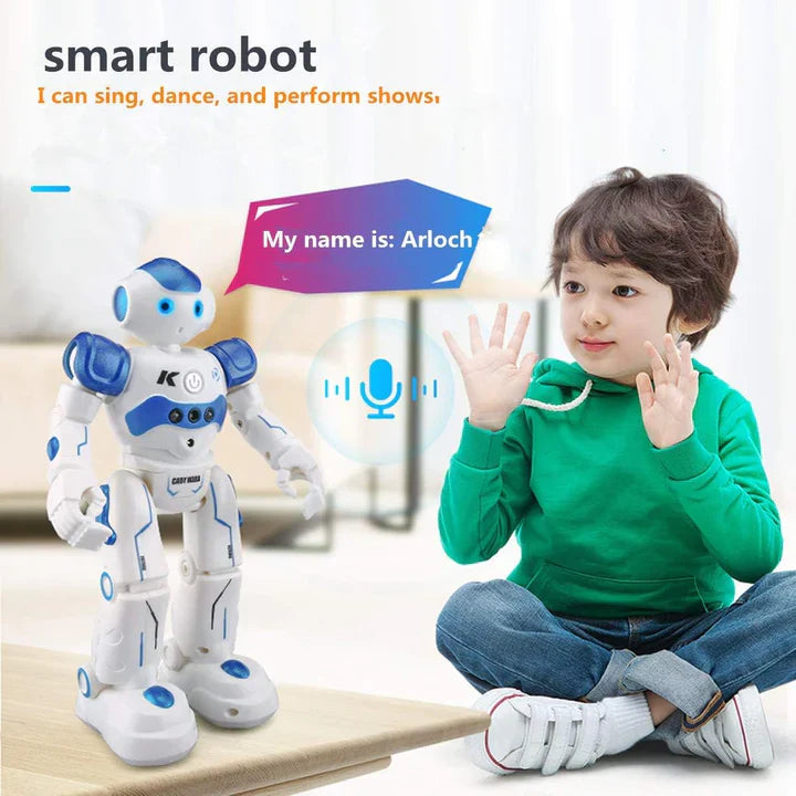 SmartCompanion Interactive Robot | Multilingual, gesture-responsive tech for kids and families