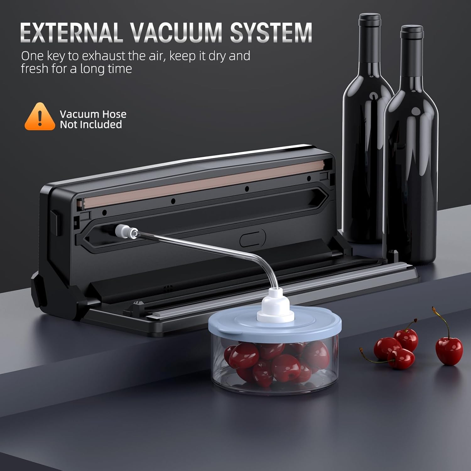 8-in-1 Vacuum Sealer with Built-in Cutter