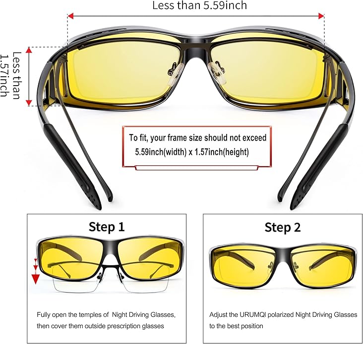 Night Driving Glasses with Polarisation - Jeremy