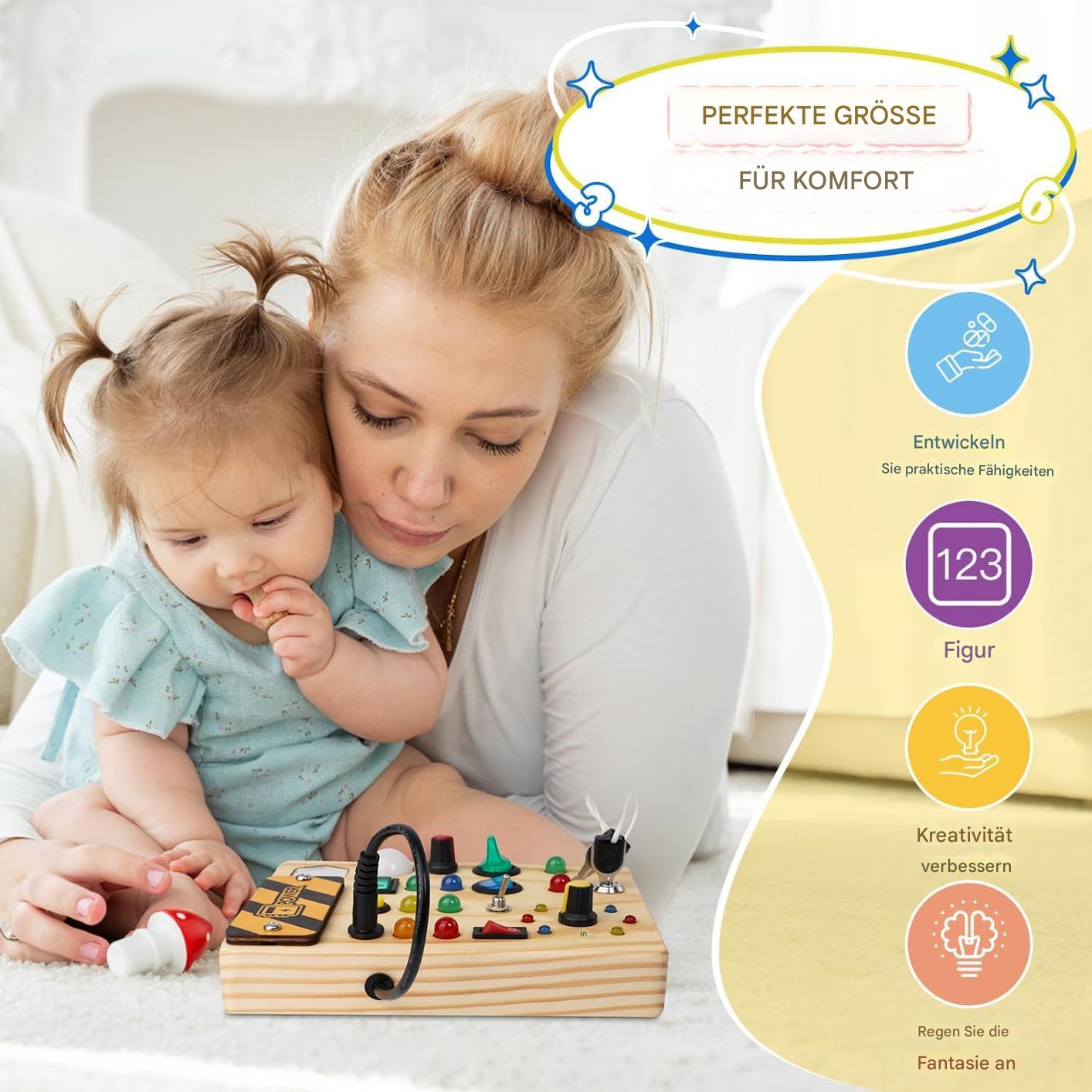 Interactive Montessori Board for Toddlers - BrightStart