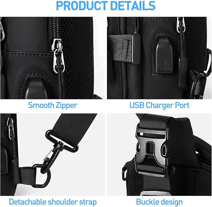 Compact Crossbody Sling Backpack – UrbanLite