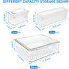 Stackable Fridge Organiser Set with 10 Containers - FridgeMaster