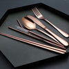 Portable Stainless Steel Cutlery Set - Travel Essential!