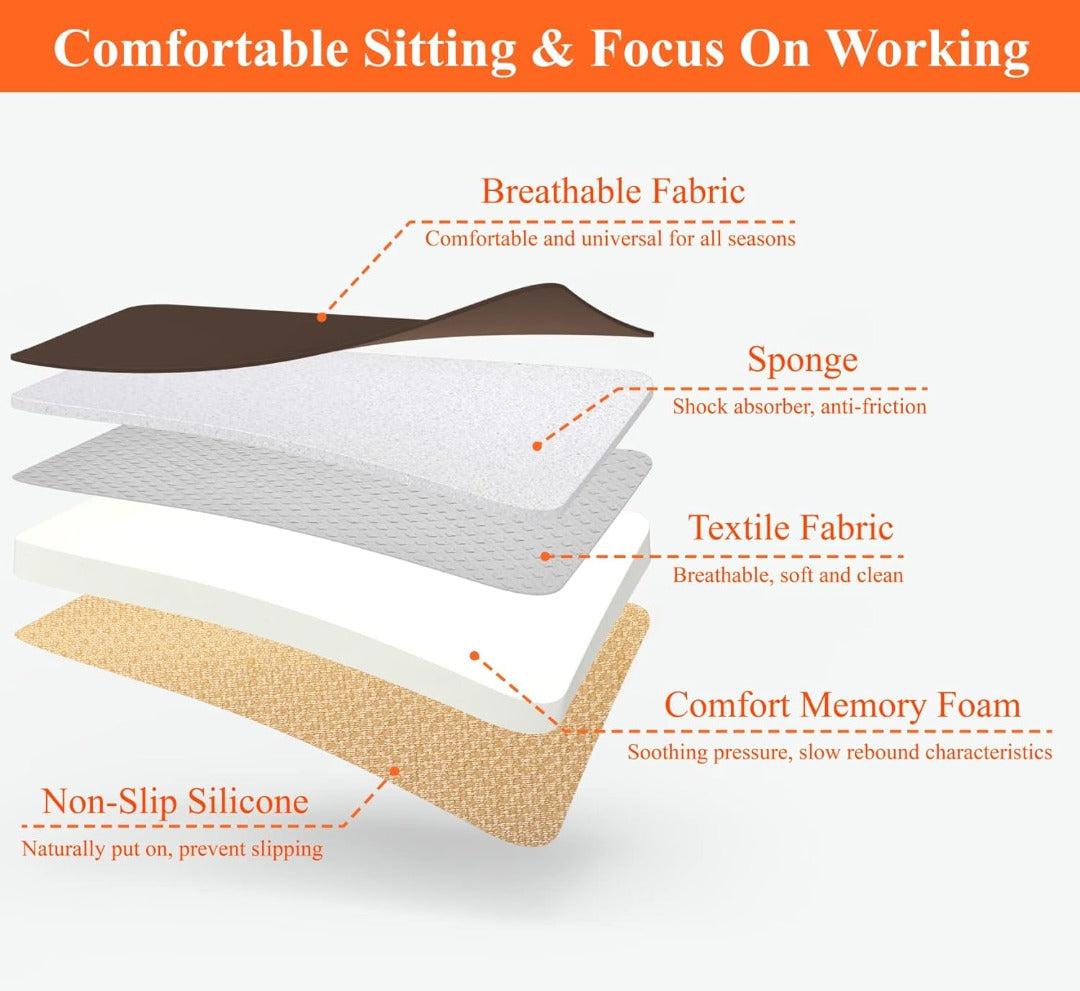 Comfort Memory Foam Car Seat Cushion