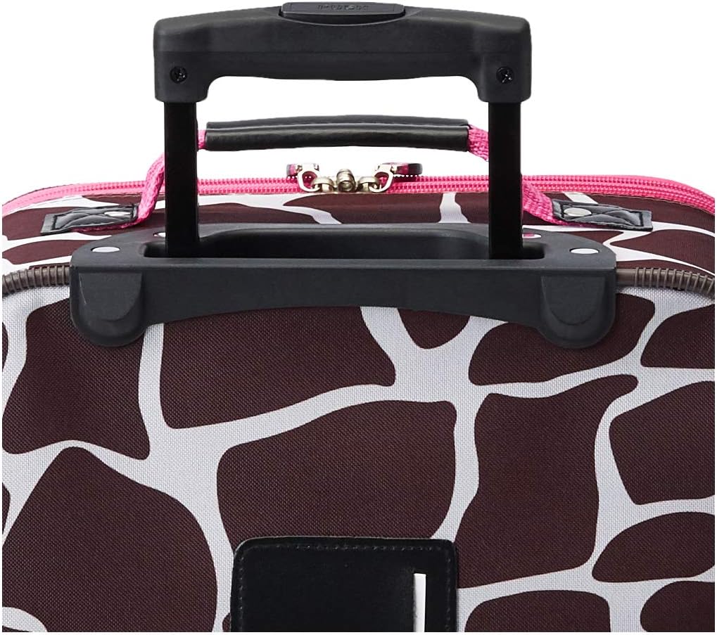 2-Piece Softside Upright Luggage Set with Cabin Bag & Smooth-Running Wheels