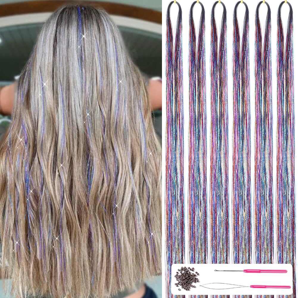Sparkling Hair Tinsel Kit – Glitter Strands!