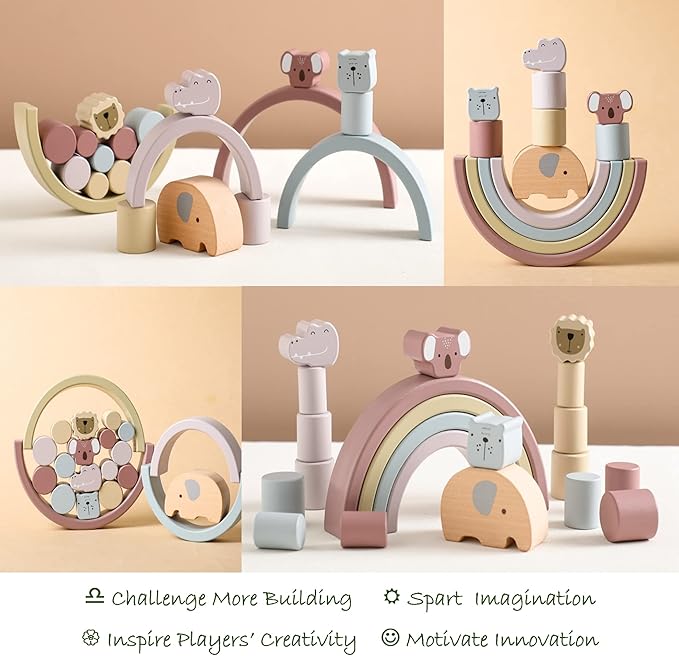 Montessori Wooden Playset – Buildoro