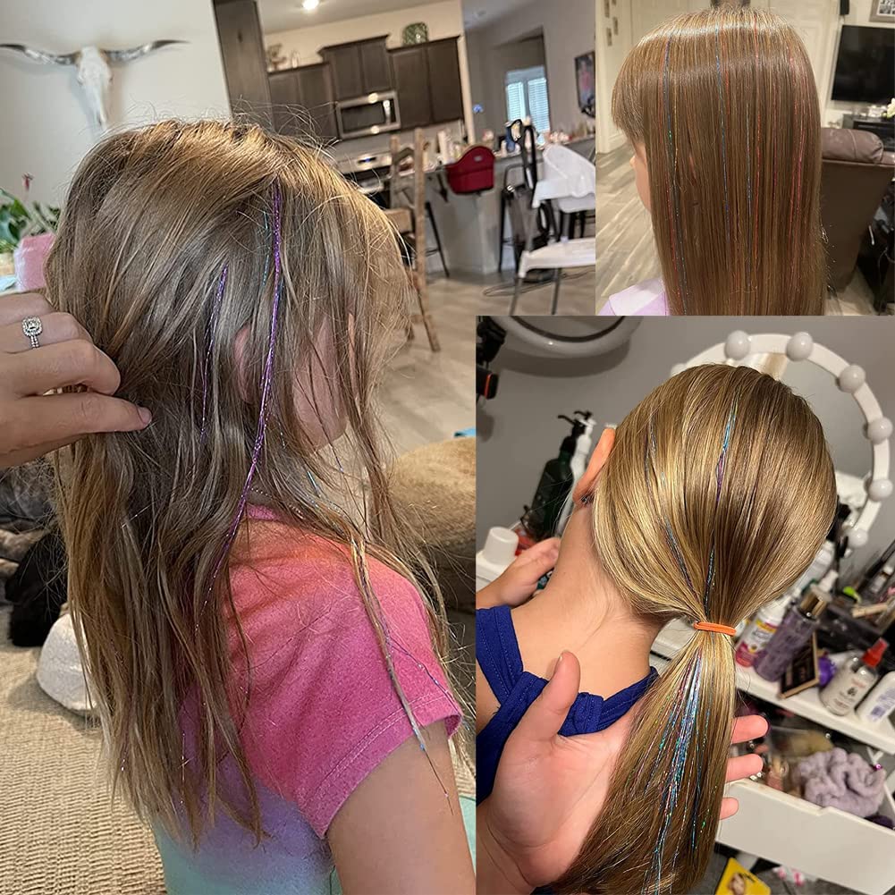 Sparkling Hair Tinsel Kit – Glitter Strands!