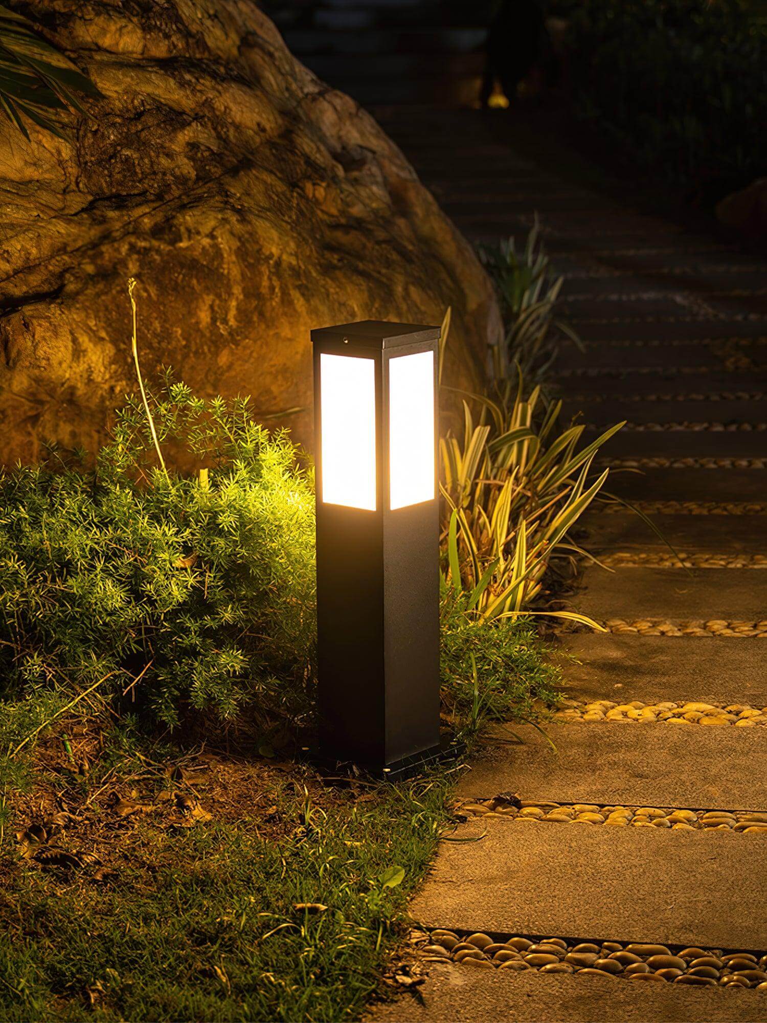 Modern Outdoor Post Lamp