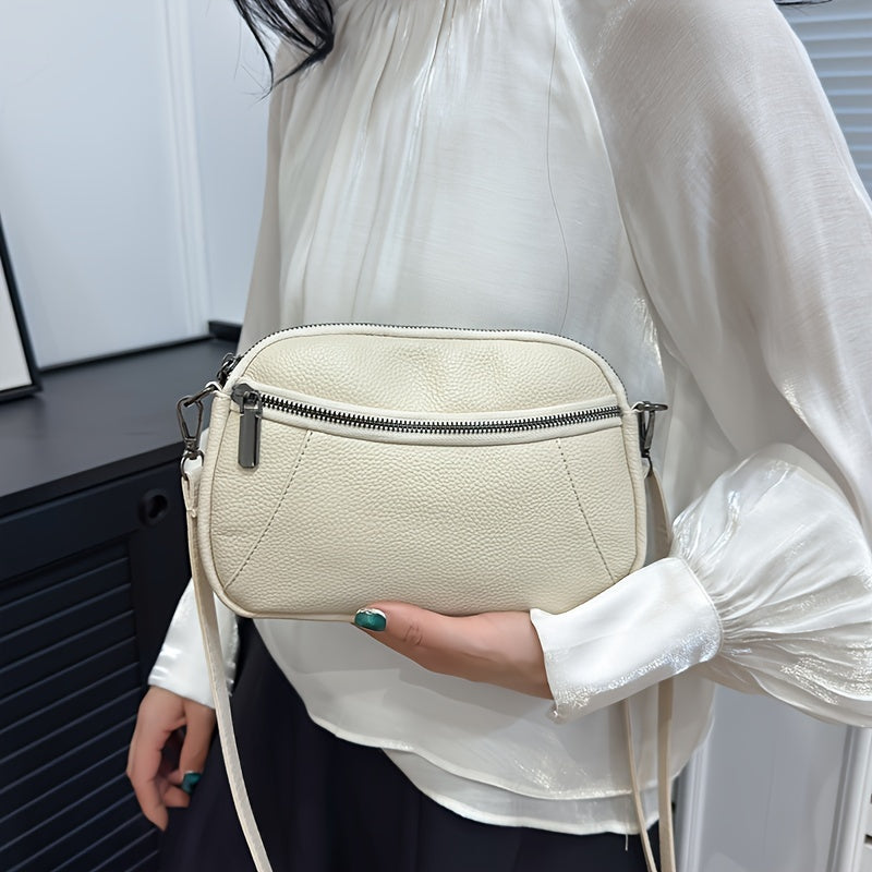 Classic Chic Leather Crossbody – Timeless and Functional