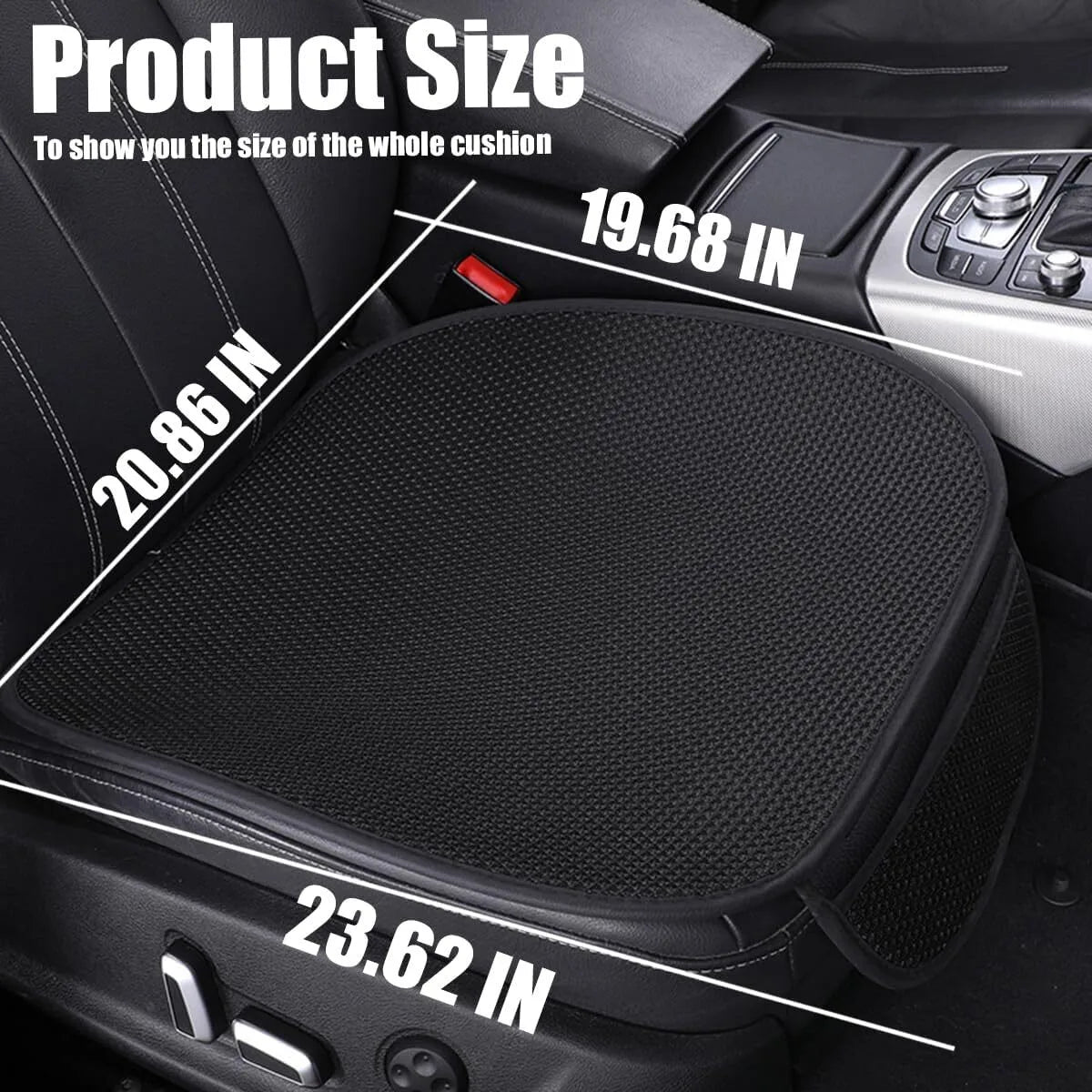 Non-slip Car Cushion Made of Ice Silk, Suitable for Summer Use