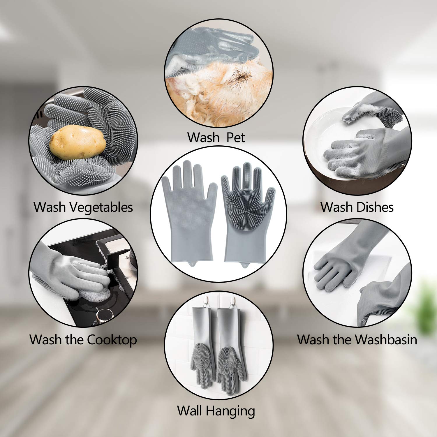 Efficient Pet Grooming Glove – For Tangle-Free Fur!