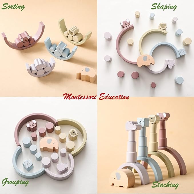 Montessori Wooden Playset – Buildoro