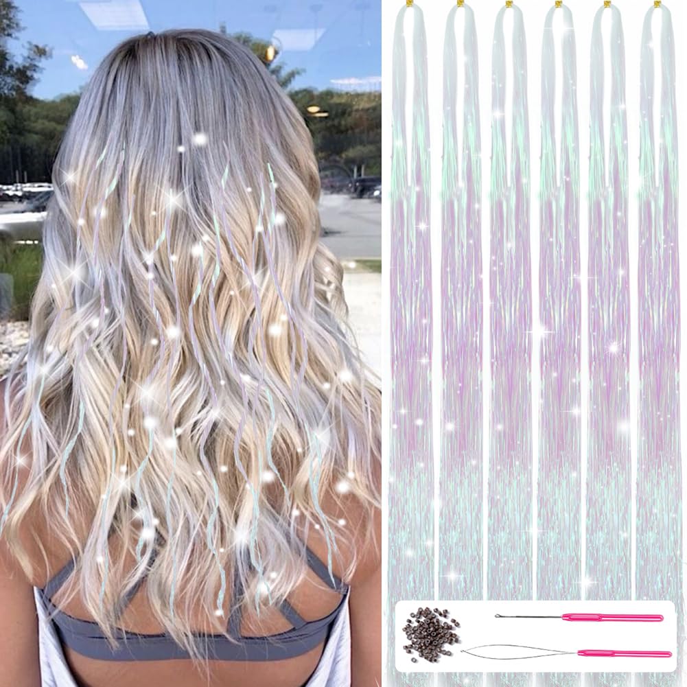 Sparkling Hair Tinsel Kit – Glitter Strands!