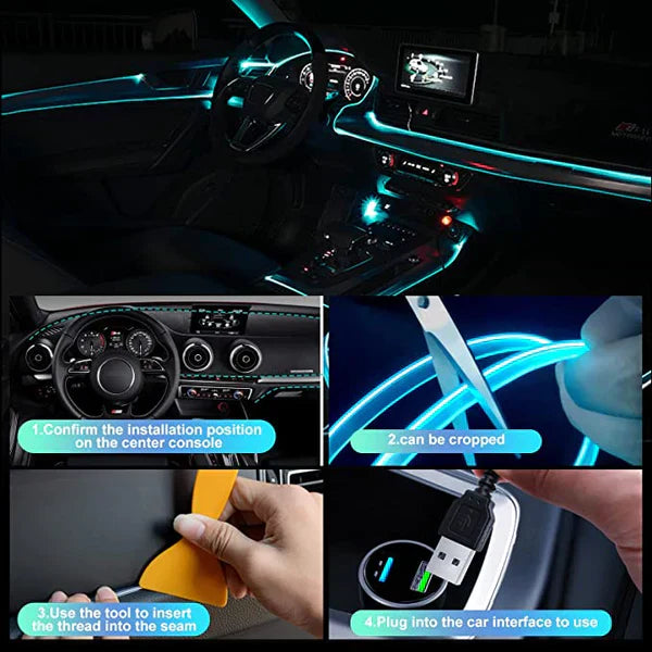 RGB Interior Lighting for Car - GlowLine
