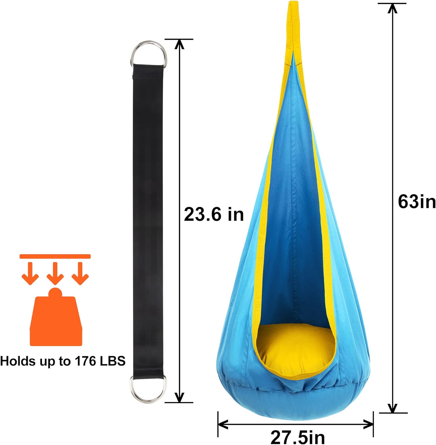 Comfort Swing Hanging Chair – Soothing and Playful Design