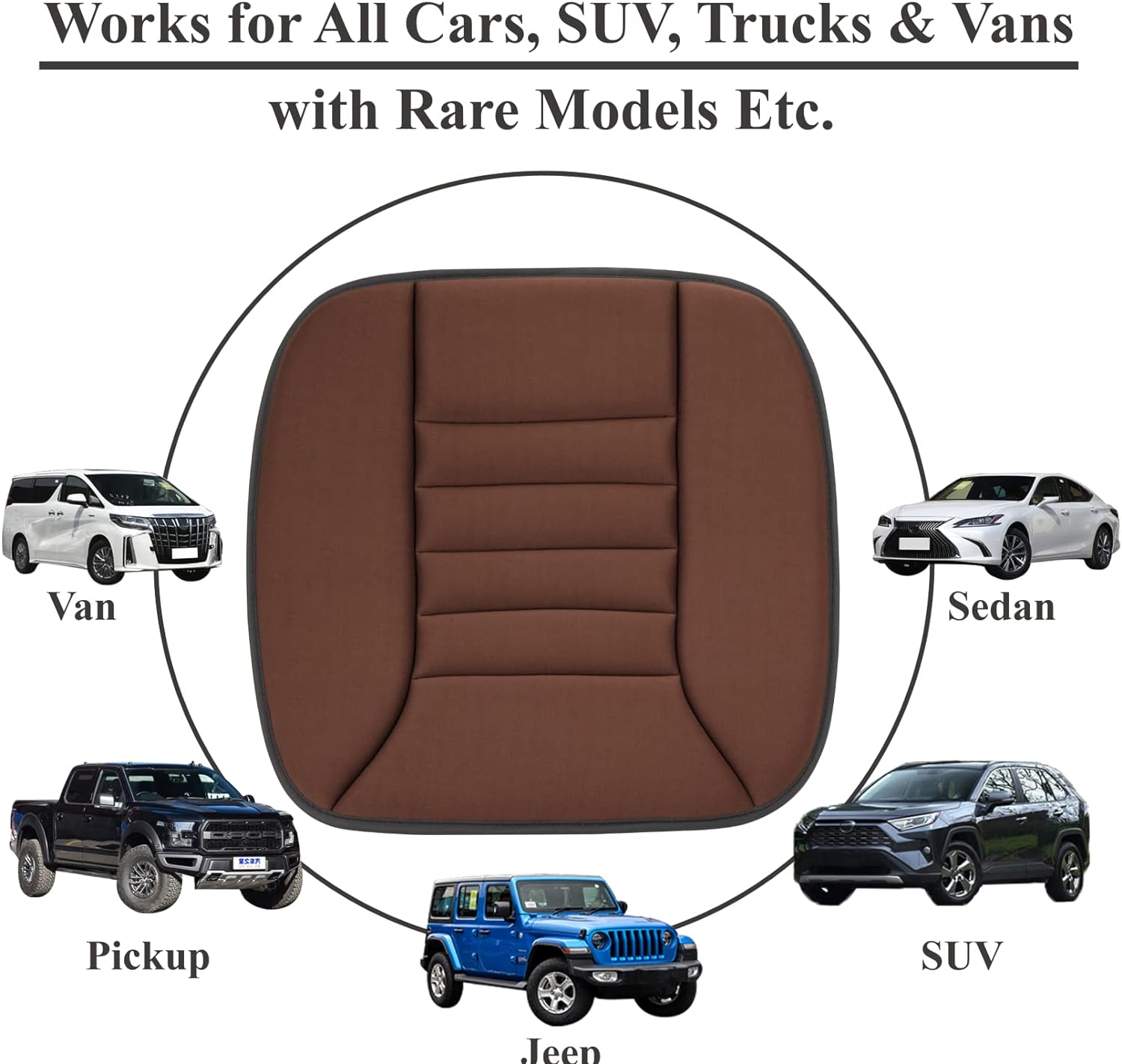 Comfort Memory Foam Car Seat Cushion