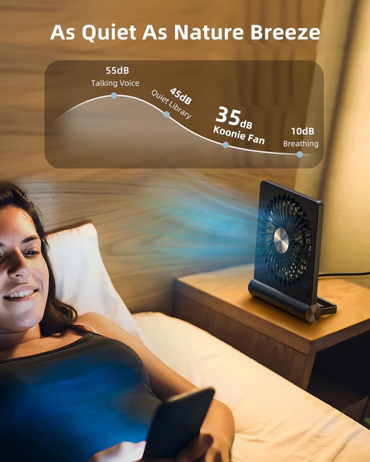 Strong Wind Ultra Quiet Small Table Fan