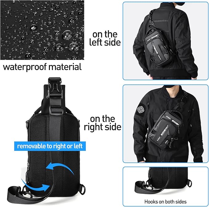 Compact Crossbody Sling Backpack – UrbanLite
