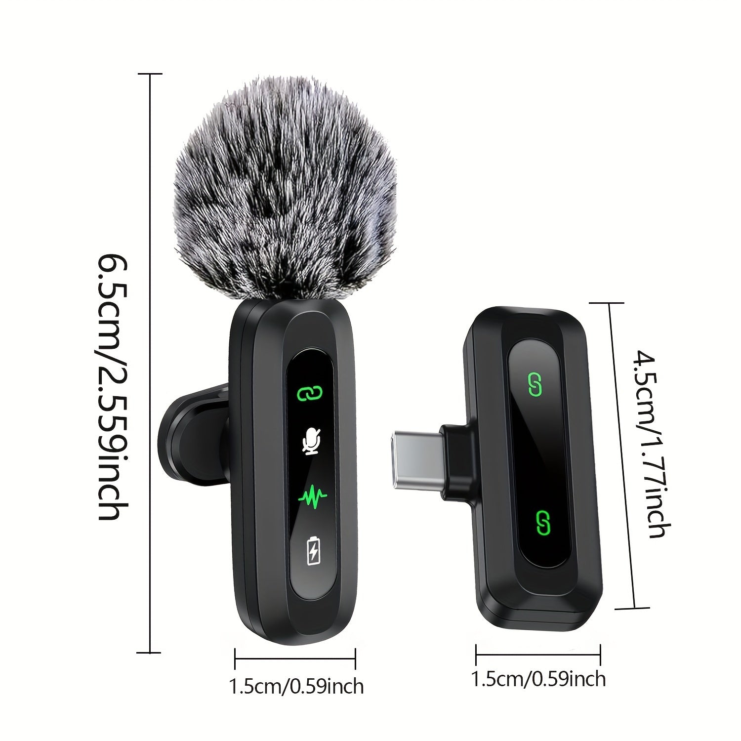 SoundClip Wireless Lavalier Microphone - For Smartphones and Tablets